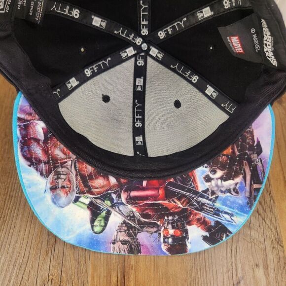 New Era Guardians of the Galaxy Press Start 9fifty Snapback Hat Cap Black Marvel - Picture 7 of 10